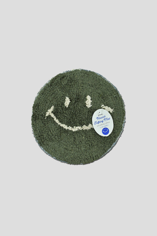[Green] Mini Smiley Table Mat