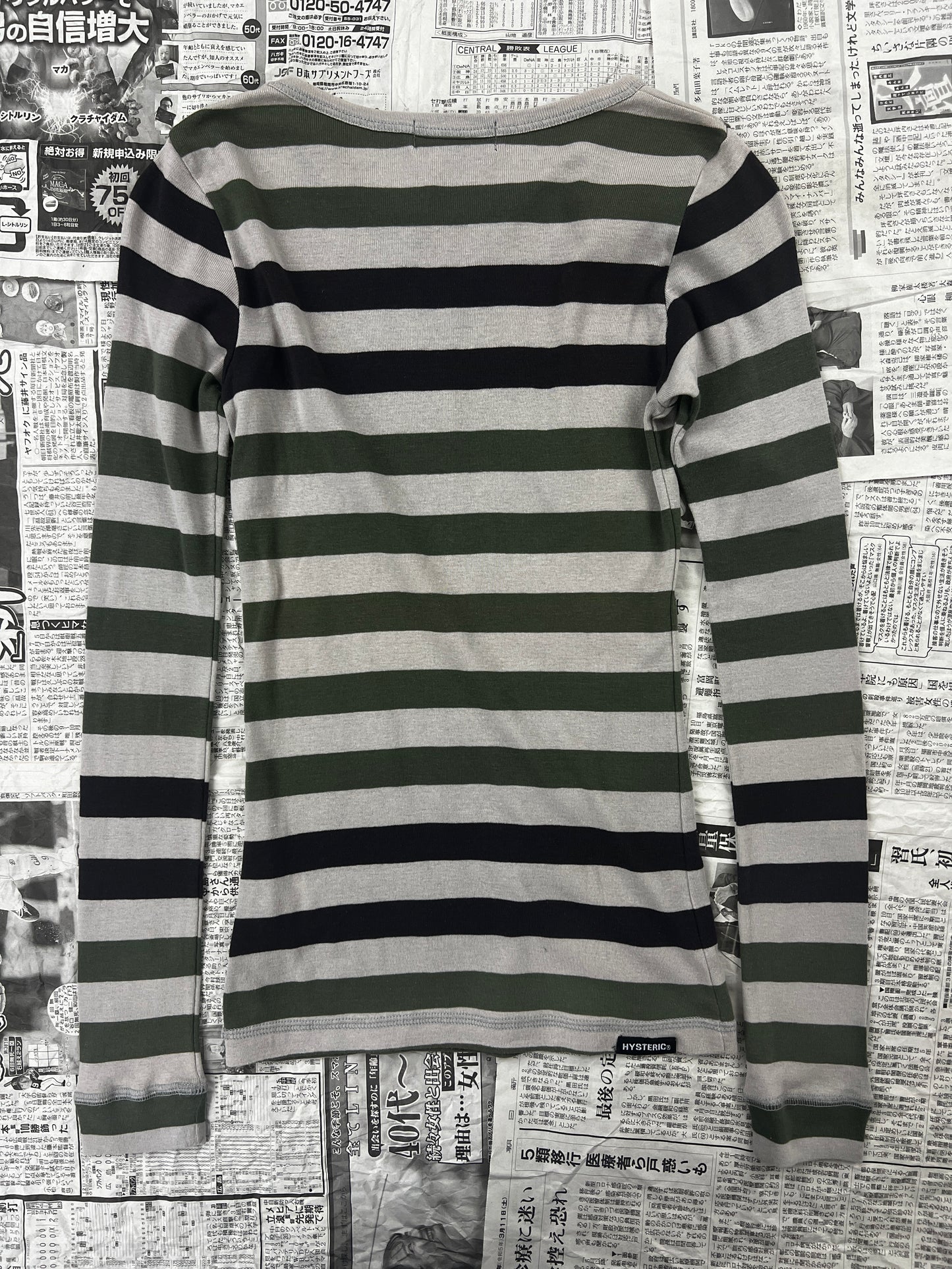 Stretchy Striped Longsleeve Top