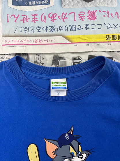 [M-L]Yokohama Baystars x Tom & Jerry T-Shirt L