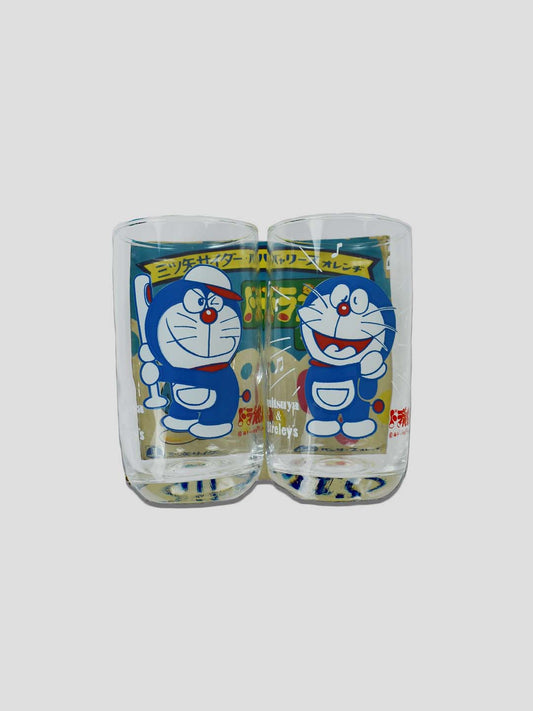 Doraemon ドラえもん 2 Piece Glass Set