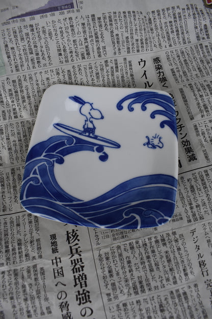 Surf Snoopy Plate