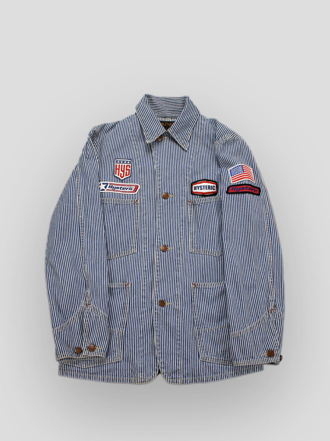 [O/S] Hickory Stripe Jacket