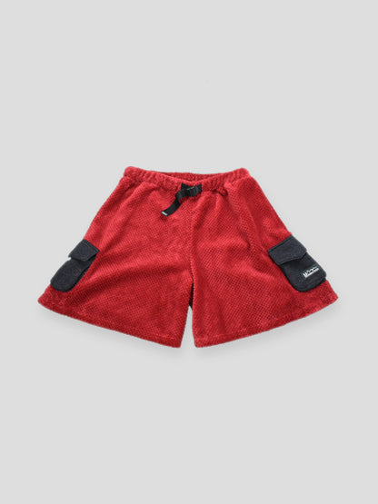 [M] Fleece Romper Shorts