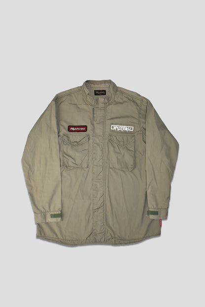 [M-L] Olive Military 'Patch' Jacket