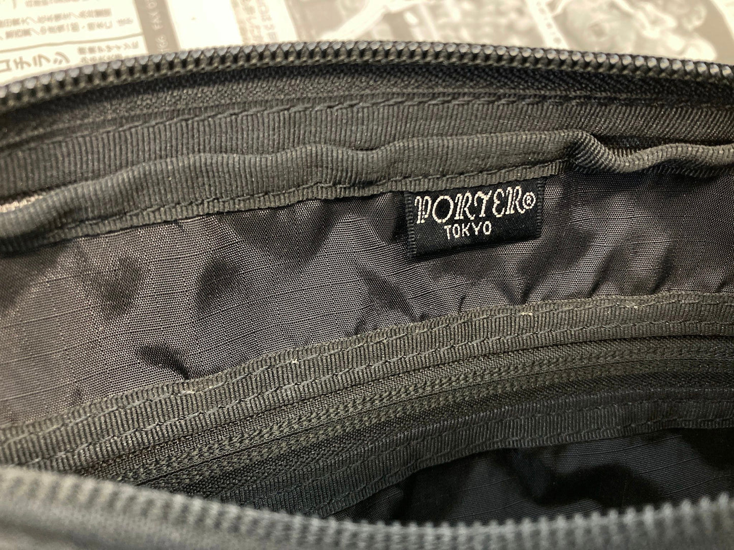 Coated Shoulder Pouch Bag
