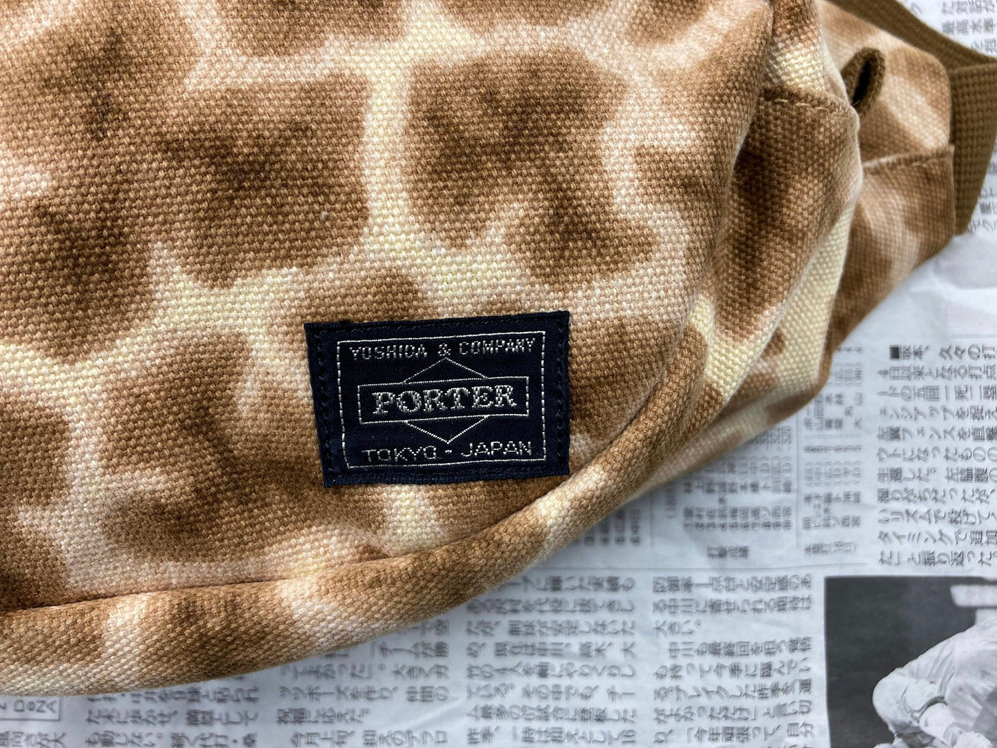 Giraffe Print Oval Waist Pack