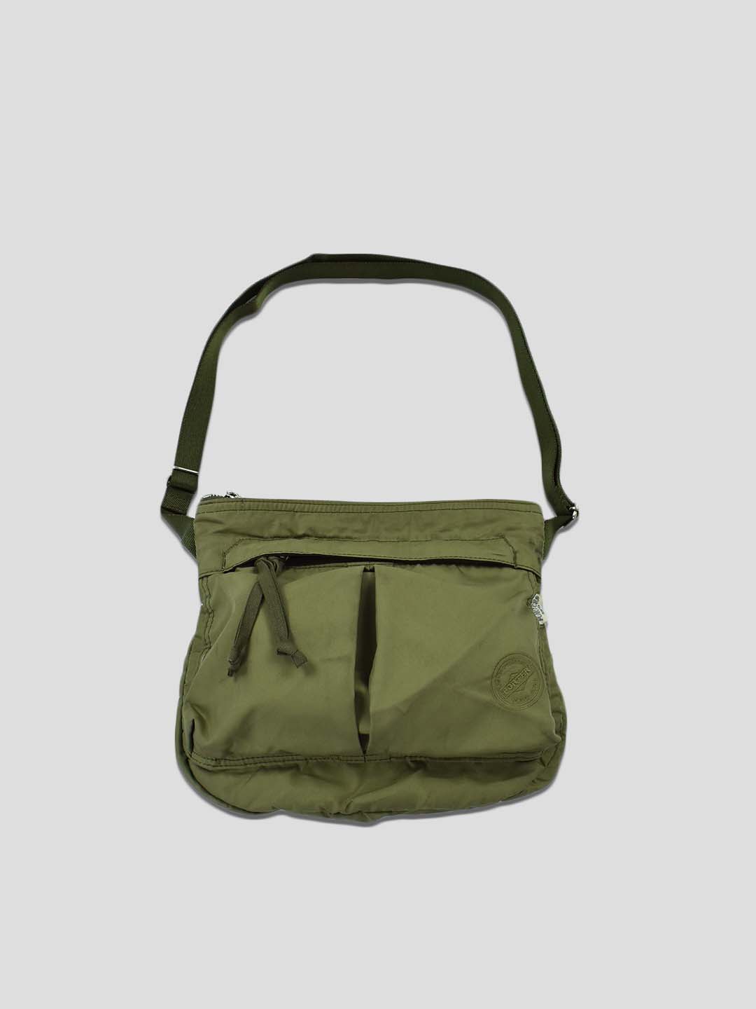 Olive Drab Twill Shoulder Bag