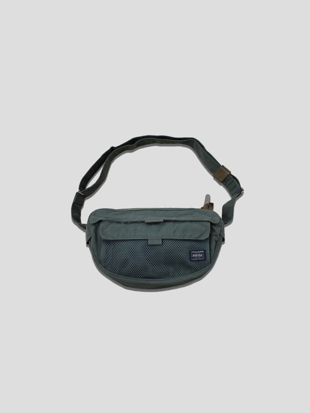 Mesh/Drill Shoulder Bag